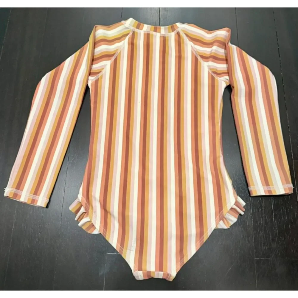 Rylee + Cru striped swim suit
